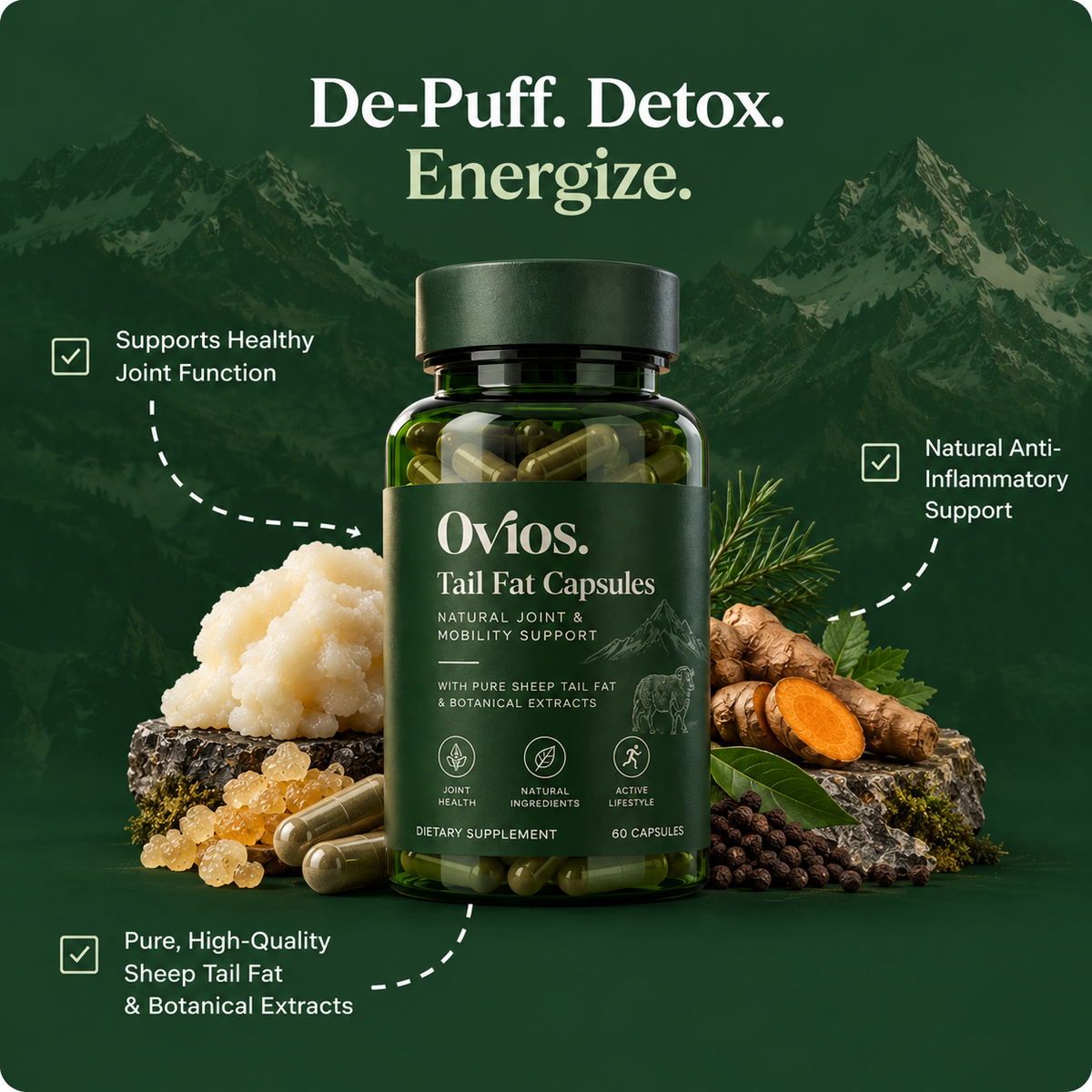 Ovios™ Sheep Tail Fat + Botanical Complex