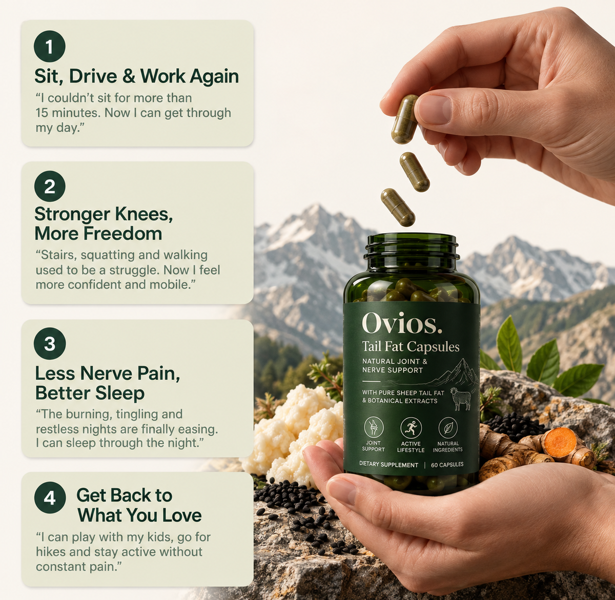 Ovios™ Sheep Tail Fat + Botanical Complex